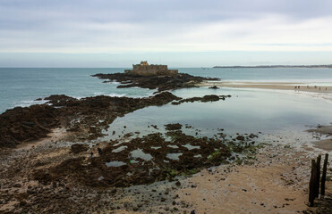 A beach at Saint Malo