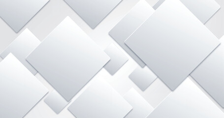 Fototapeta premium creative white background with bright square shapes