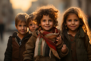 Children victim of war in the refugee camp