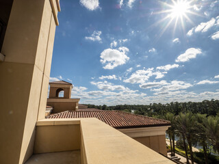 Fototapeta premium building with sky