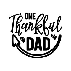 One Thankful Dad SVG