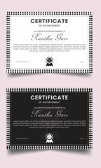 certificate of completion template vector