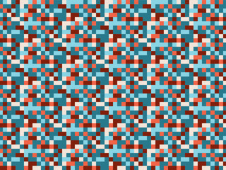 handmade geometric blue pixel background pattern