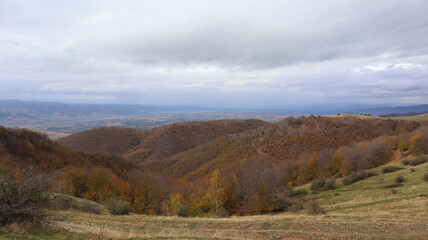 Fototapeta na wymiar autumn in the mountains