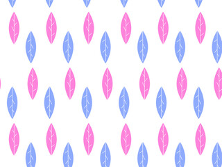 colorful natural leaf vector background pattern 