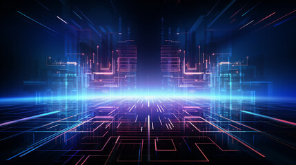 futurist tech abstract background. Technology background.
