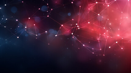 Science and technology PowerPoint background. Plexus style background 