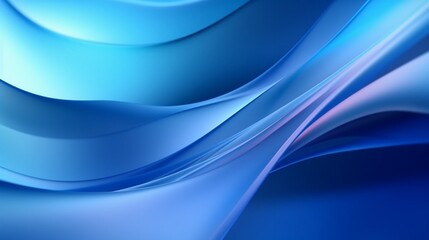 Abstract modern shape blue gradient background.Generative AI
