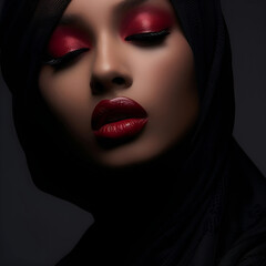 Captivate with the allure of rich lady, dark-hued red lipsticks, timeless beauty in the world of cosmetics.