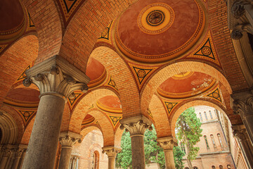 Chernivtsi National University. Seminary wing of ex Residence of Bukovinian and Dalmatian...
