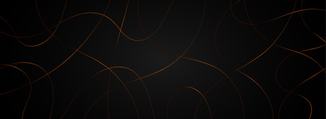 Random line pattern background. Decorative pattern with tangled curved lines. Random chaotic lines abstract geometric pattern vector background.	
