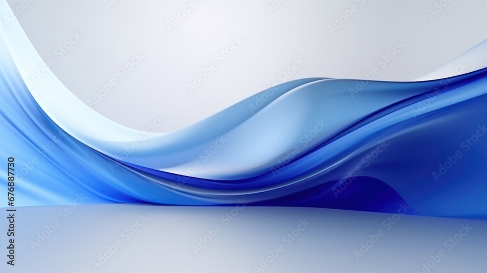 Aufkleber abstract art, image of blue color with no texture.
