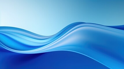 Obraz premium Abstract art, image of blue color with no texture.