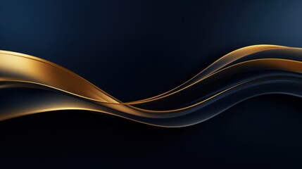 Elegant golden lines overlaid on a dark blue background. PREMIUM DESIGN AWARD