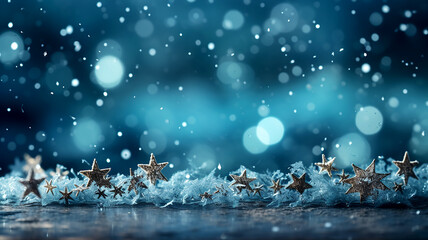 Fototapeta na wymiar Winter snowy background with snowdrifts