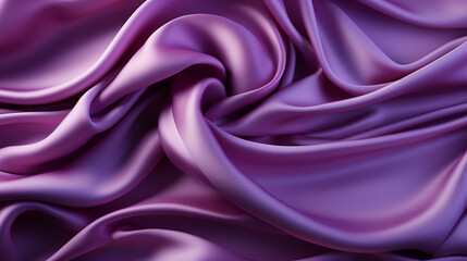 Purple satin background.