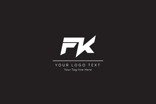 FK or KF &zwj;abstract outstanding professional business awesome artistic branding company different colors illustration logo