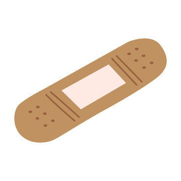 Adhesive Bandage Or Medical Plaster Illustration
