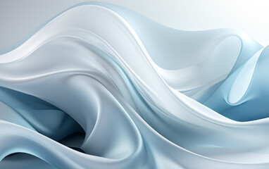 Obraz premium Wallpaper white line vector, in the style of futuristic chromatic waves, digitally enhanced Generated AI