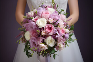 Beautiful wedding bridal bouquet