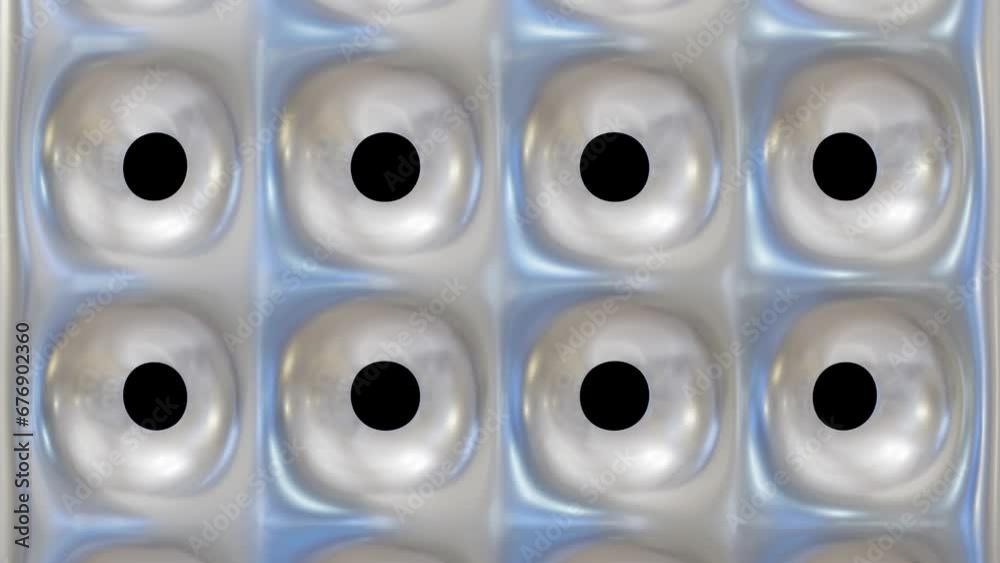 Poster Abstract light sphere pattern background animation 