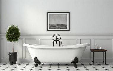 Dual Basin Vanity with a Spacious Countertop in the Bathroom.