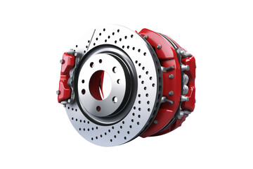 Enhanced Red Brake Discs & Pads