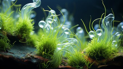 Fototapeta na wymiar Seaweed bush close up.