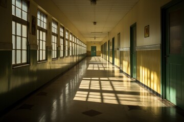 corridor in the office