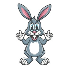 Fototapeta premium easter bunny with egg