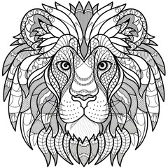 lion head mascot