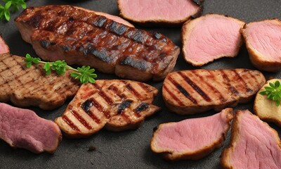 grilled pork ribs