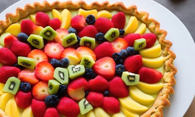 cake with fruits