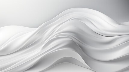 Abstract white and light gray wave. Modern, soft, luxury texture with smooth and clean vector subtle background.