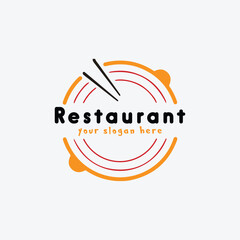 Fototapeta na wymiar restaurant logo design vector format