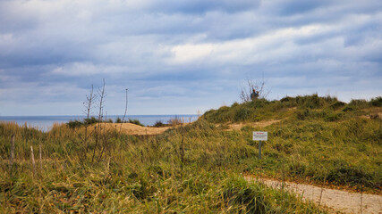 Hochuferwanderweg zwischen Sellin und Baabe an der Ostsee, Mecklenburg Vorpommern, Deutschland