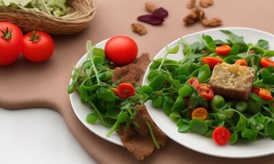 salad with vegetables