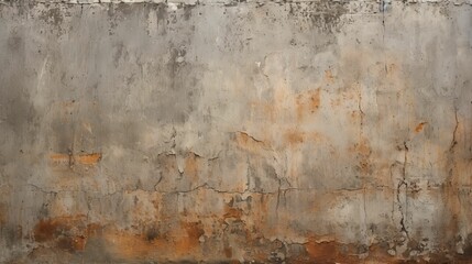 Fototapeta na wymiar Weathered Wall with Stained and Textured Patterns