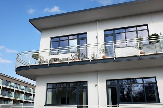Building designed by Walter Gropius founder of the Bauhaus School of architecture
