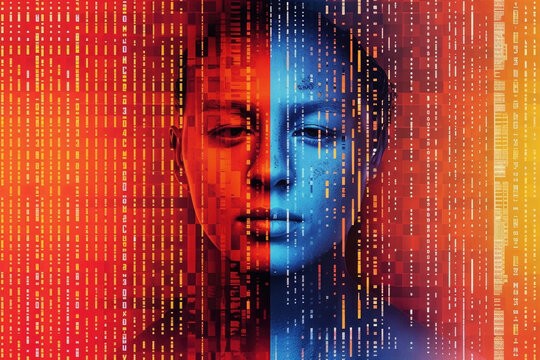abstract bipolar head and binary code