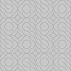Shapes created with lines and circles, seamless pattern for wallpaper, surface designing, background, backdrops etc
