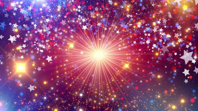 vj lights disco stars event loop background