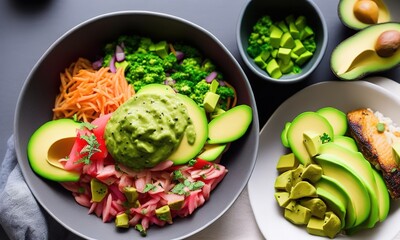salad with vegetables