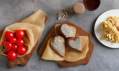 pasta and ingredients