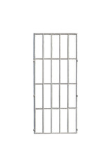 A large white window with many sections inside is isolated on transparent background.