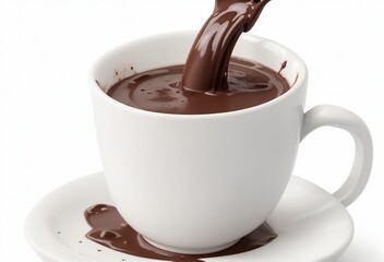 cup of coffee with chocolate