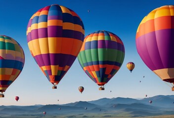 Fototapeta premium hot air balloon in the sky