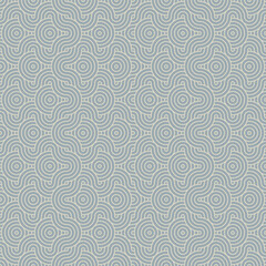 Oriental style, elegant seamless pattern with line, waves, shapes