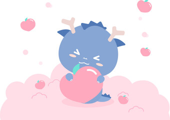 2024 The Year of the Blue Dragon, Happy New Year
