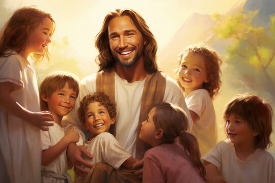 Jesus and children - In the Arms of Love - Jesus and the Little Ones.